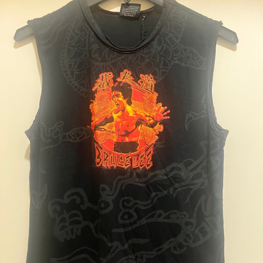 BRUCE LEE Men's Tank Top by DRAGONFLY- New with Tag - Amazing Looking